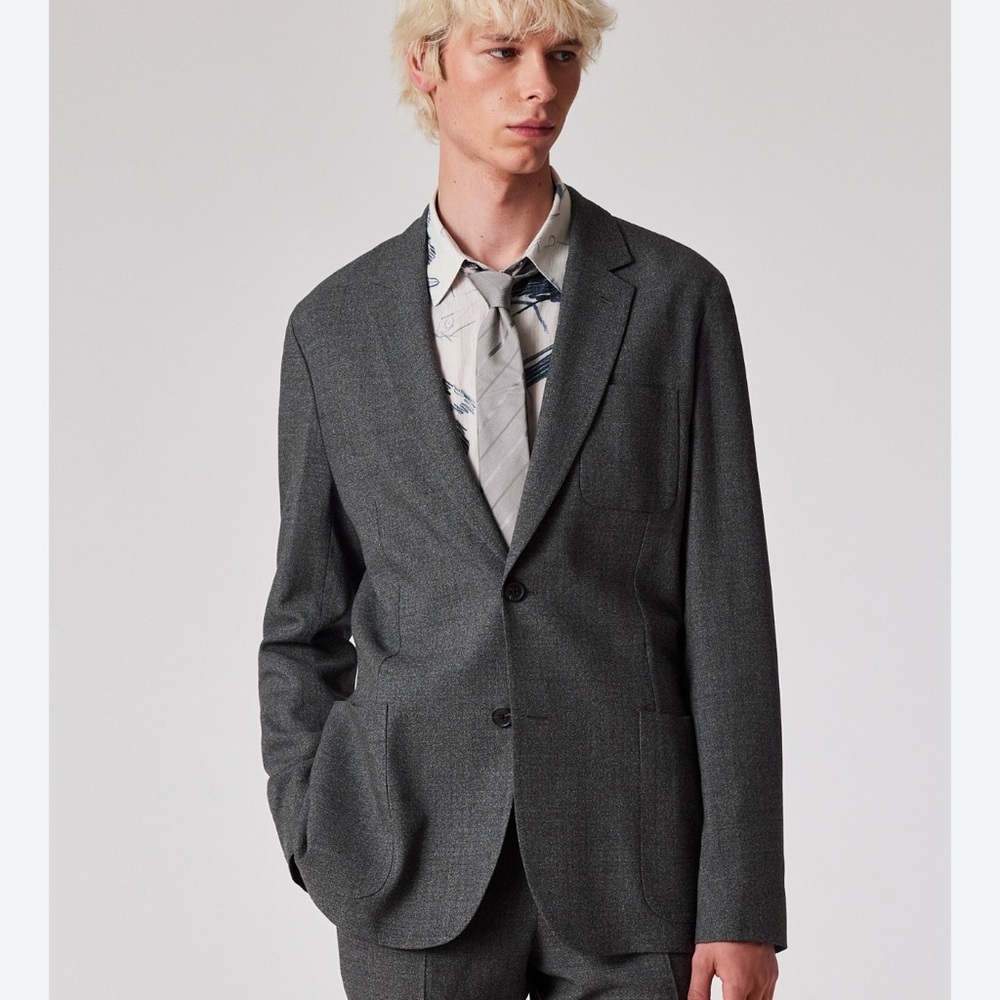 Ps by Paul Smith wool blazer Men's Classic Black Blazer
